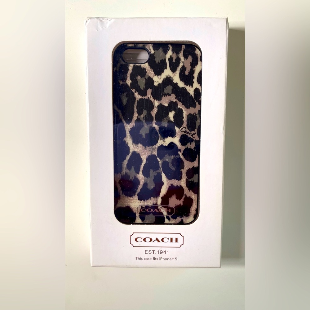 Coach Leopard Print iPhone 5 Case